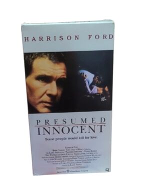 🎬 Presumed Innocent (1990) | Vintage VHS Tape